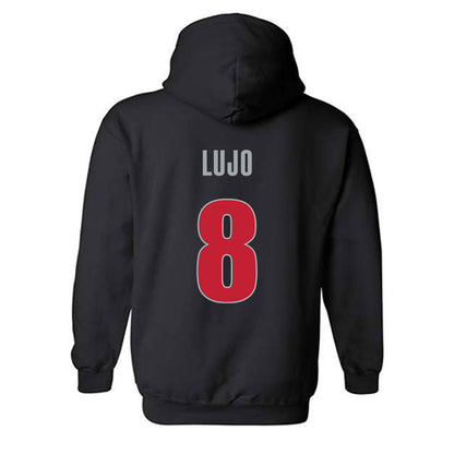 Georgia - NCAA Baseball : Rylan Lujo - Classic Shersey Hooded Sweatshirt-1
