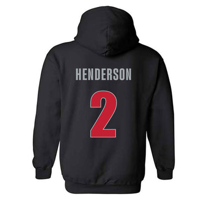 Georgia - NCAA Women's Basketball : Savannah Henderson - Classic Shersey Hooded Sweatshirt