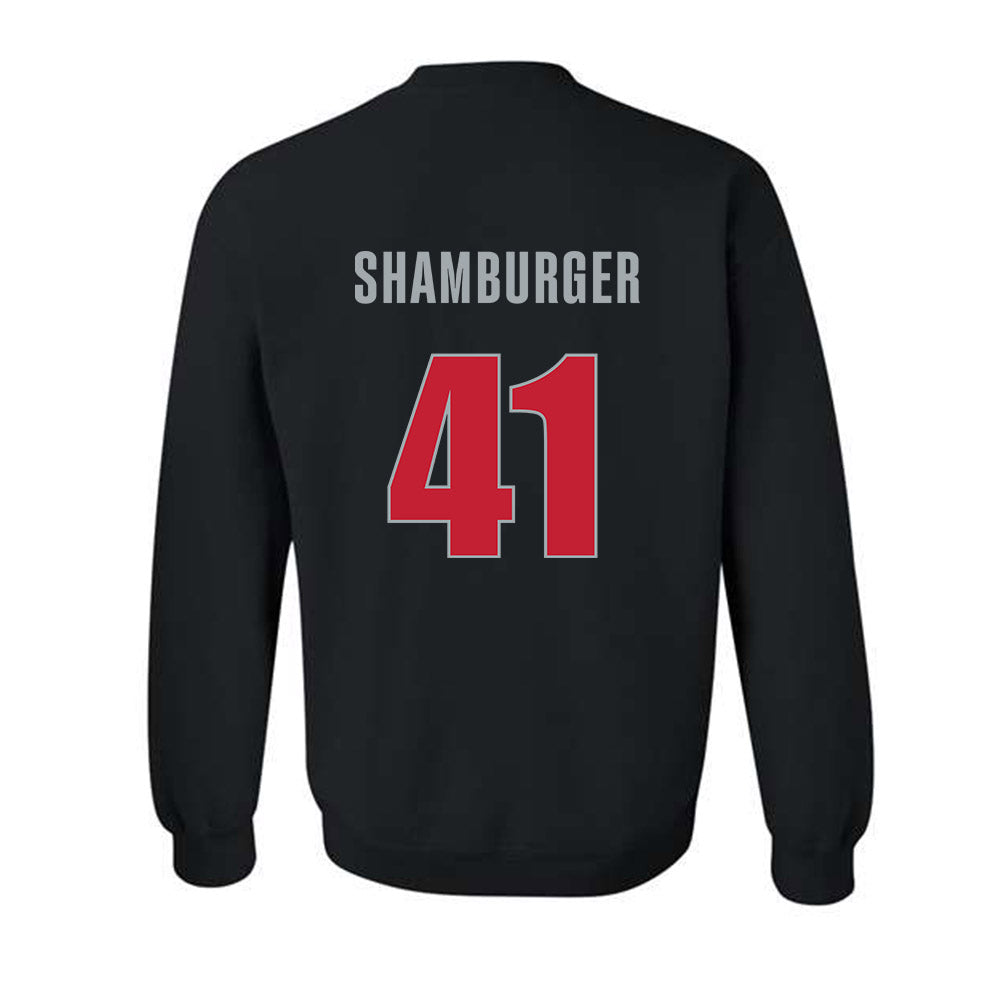 Georgia - NCAA Football : Denton Shamburger - Classic Shersey Crewneck Sweatshirt-1