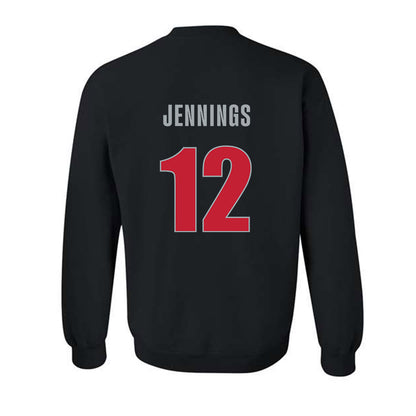 Georgia - NCAA Men's Basketball : Markel Jennings - Classic Shersey Crewneck Sweatshirt-1