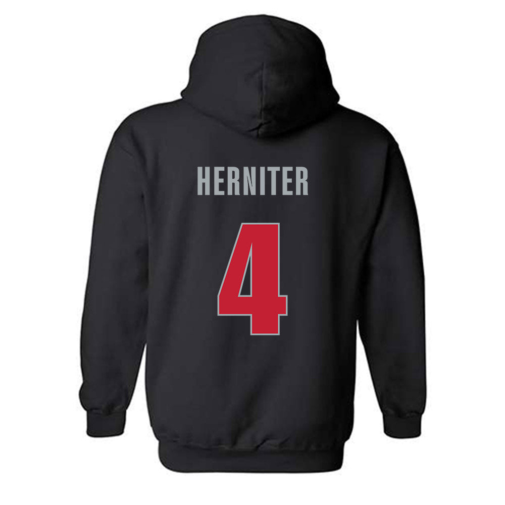 Georgia - NCAA Women's Soccer : Madeline Herniter - Classic Shersey Hooded Sweatshirt-1