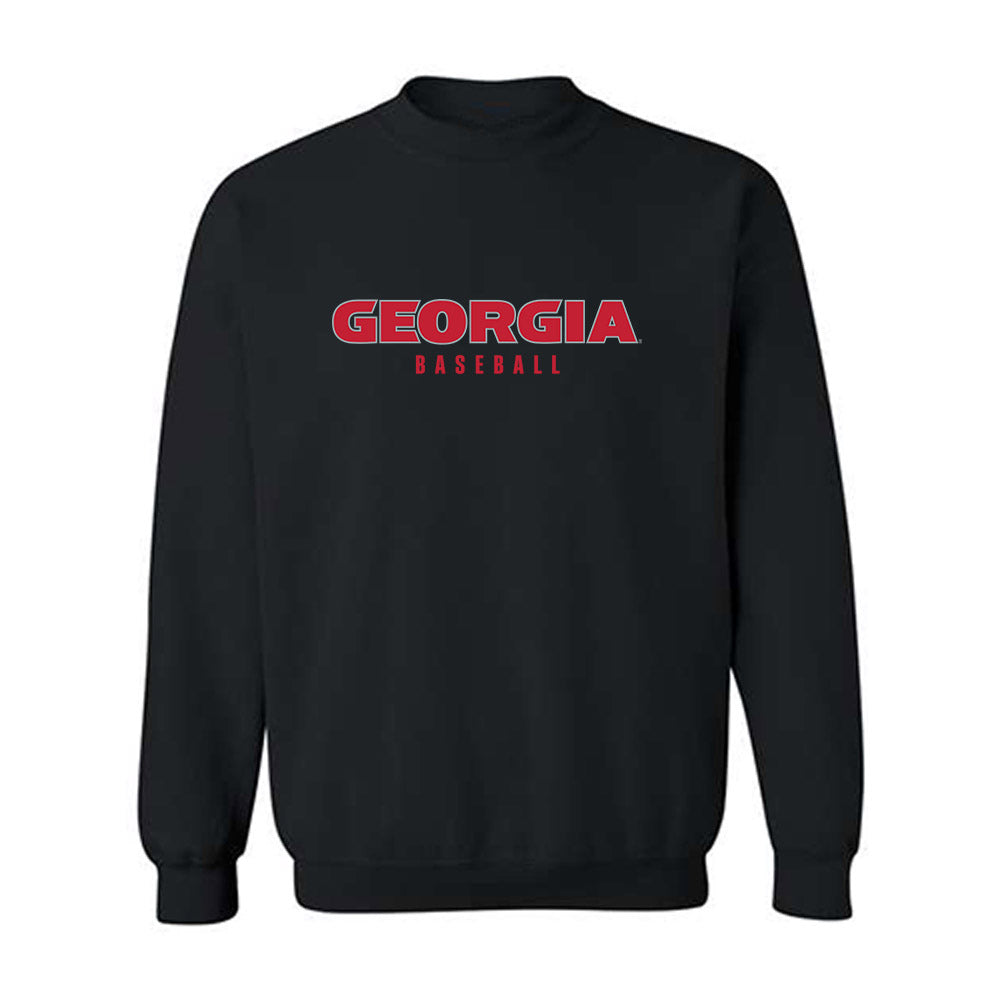 Georgia - NCAA Baseball : Max De Jong - Classic Shersey Crewneck Sweatshirt-0