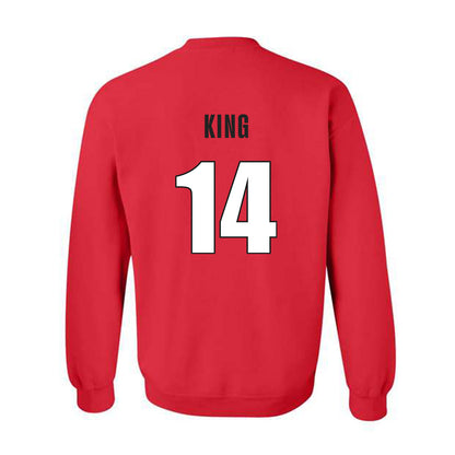 Georgia - NCAA Baseball : Trey King - Classic Shersey Crewneck Sweatshirt