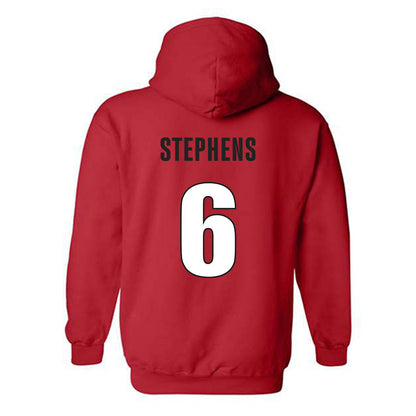 Georgia - NCAA Baseball : Jordan Stephens - Classic Shersey Hooded Sweatshirt-1