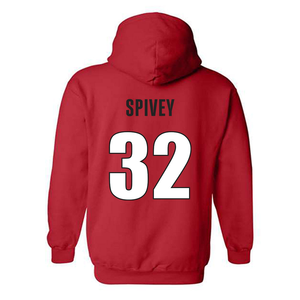 Georgia - NCAA Baseball : Logan Spivey - Classic Shersey Hooded Sweatshirt-1