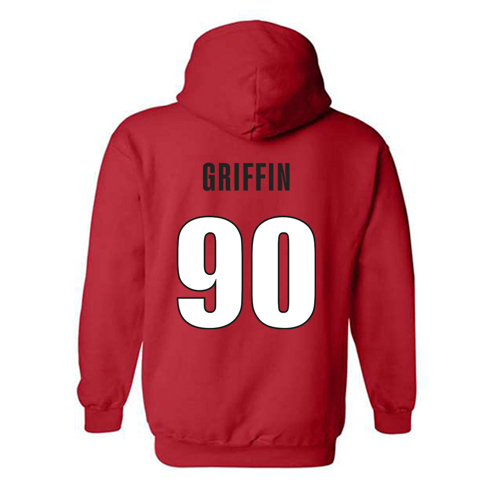 Georgia - NCAA Football : Elijah Griffin - Classic Shersey Hooded Sweatshirt-1