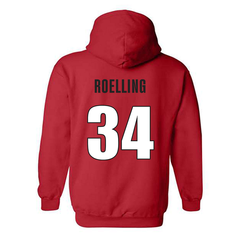 Georgia - NCAA Softball : Randi Roelling - Classic Shersey Hooded Sweatshirt-1