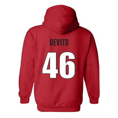 Georgia - NCAA Baseball : Zach DeVito - Classic Shersey Hooded Sweatshirt