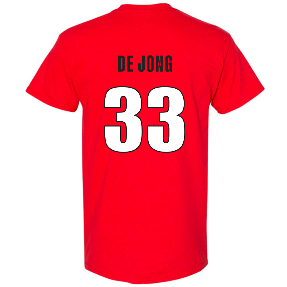 Georgia - NCAA Baseball : Max De Jong - Classic Shersey T-Shirt