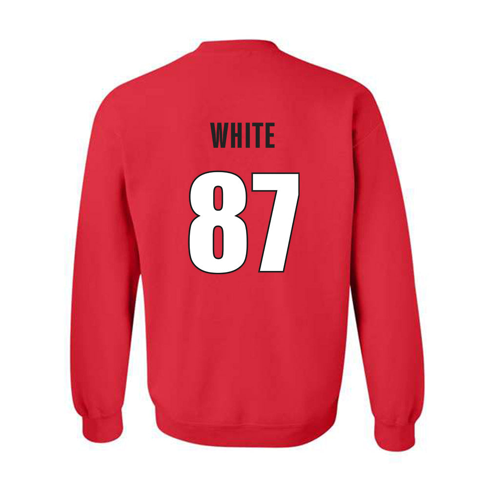 Georgia - NCAA Football : Jordan White - Classic Shersey Crewneck Sweatshirt