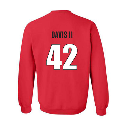 Georgia - NCAA Baseball : Alton Davis II - Classic Shersey Crewneck Sweatshirt-1