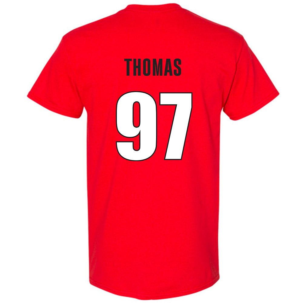 Georgia - NCAA Football : Jordan Thomas - Classic Shersey T-Shirt-1