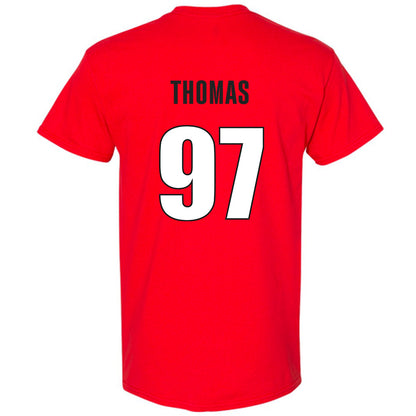 Georgia - NCAA Football : Jordan Thomas - Classic Shersey T-Shirt-1