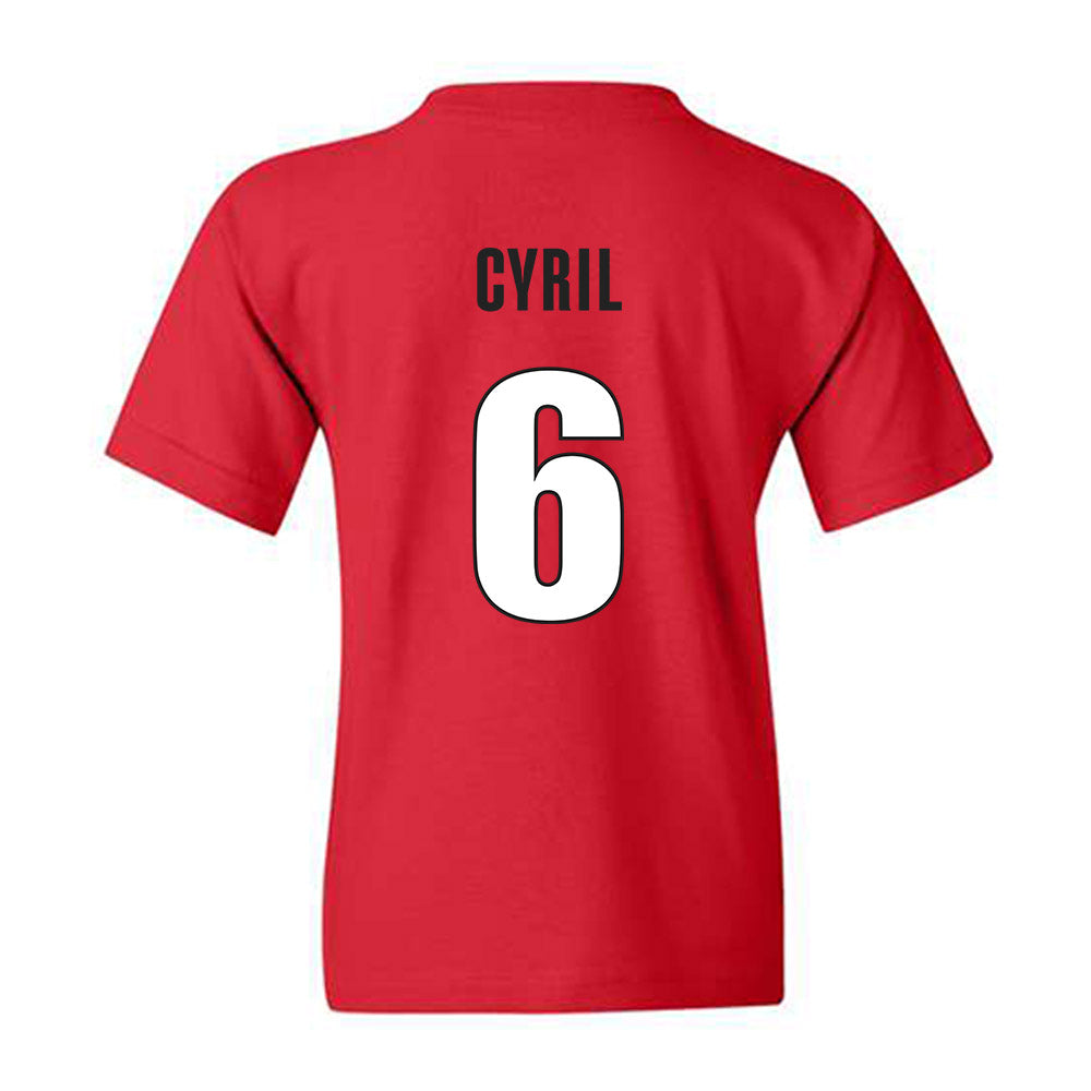 Georgia - NCAA Men's Basketball : Somtochukwu Cyril - Classic Shersey Youth T-Shirt-1