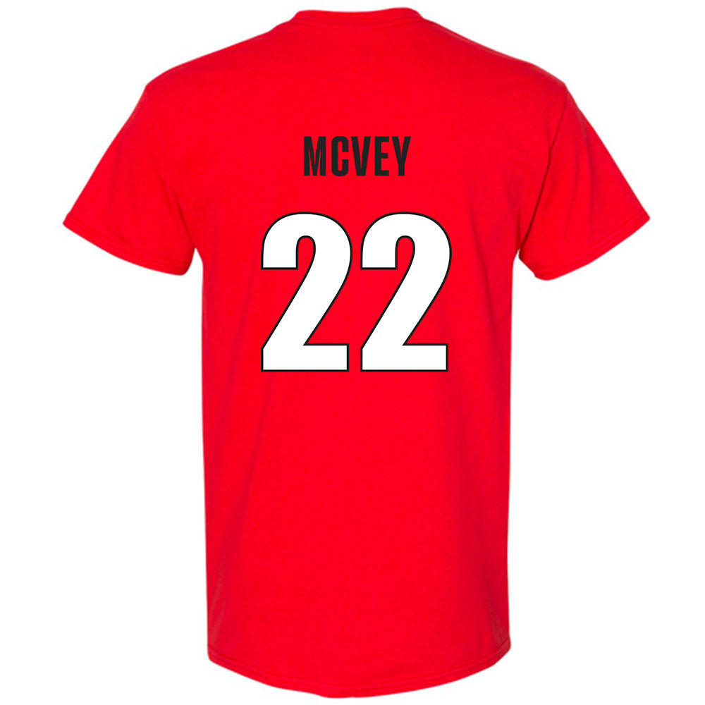Georgia - NCAA Men's Basketball : Jackson McVey - Classic Shersey T-Shirt-1