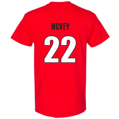 Georgia - NCAA Men's Basketball : Jackson McVey - Classic Shersey T-Shirt-1