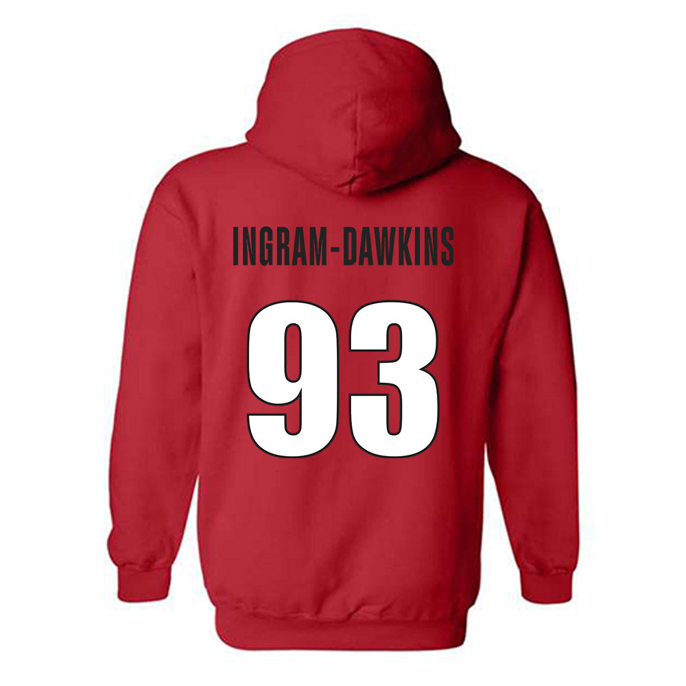 Georgia - NCAA Football : Tyrion Ingram-Dawkins - Classic Shersey Hooded Sweatshirt