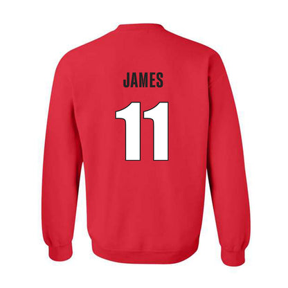 Georgia - NCAA Men's Basketball : dylan james - Classic Shersey Crewneck Sweatshirt-1