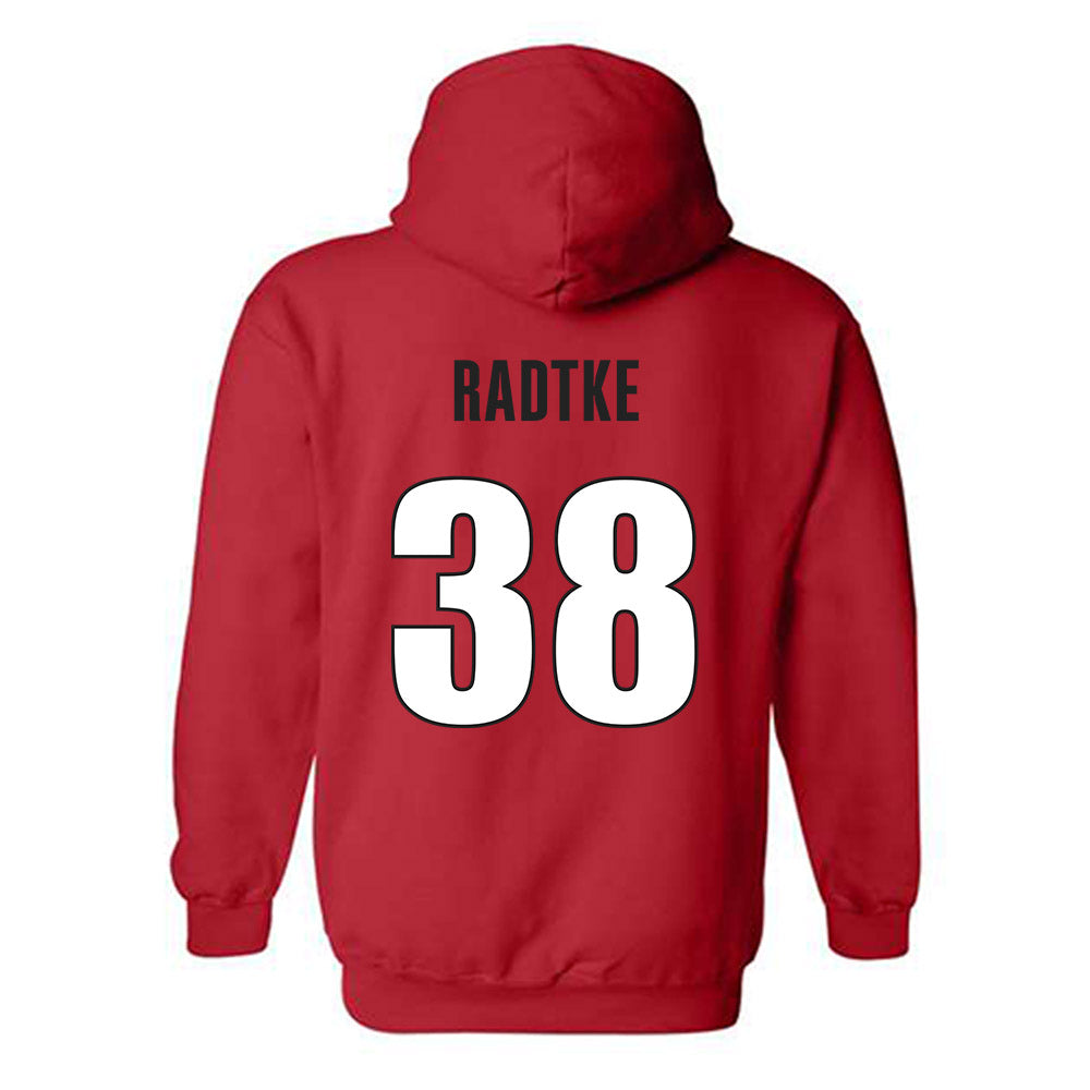 Georgia - NCAA Baseball : DJ Radtke - Classic Shersey Hooded Sweatshirt-1