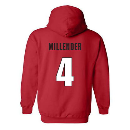Georgia - NCAA Men's Basketball : Smurf Millender - Classic Shersey Hooded Sweatshirt-1