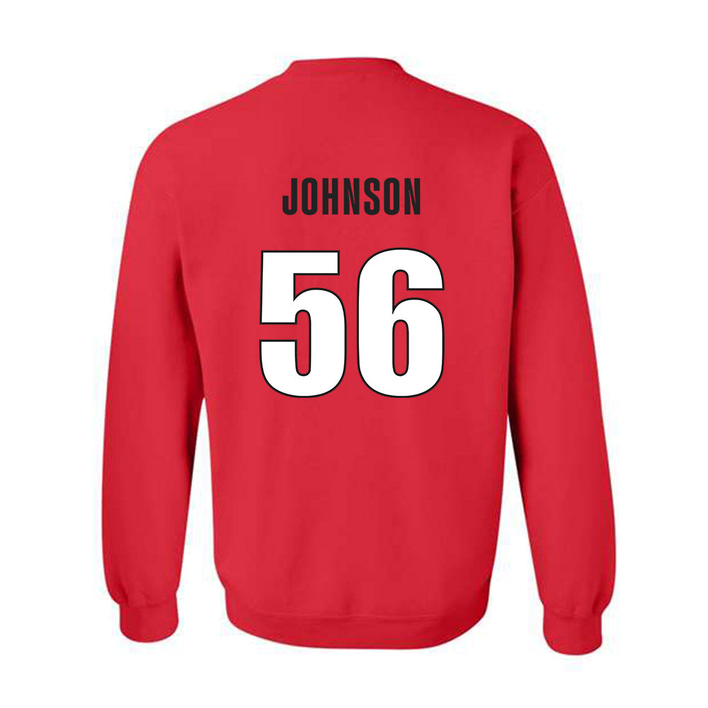 Georgia - NCAA Football : Nasir Johnson - Classic Shersey Crewneck Sweatshirt-1