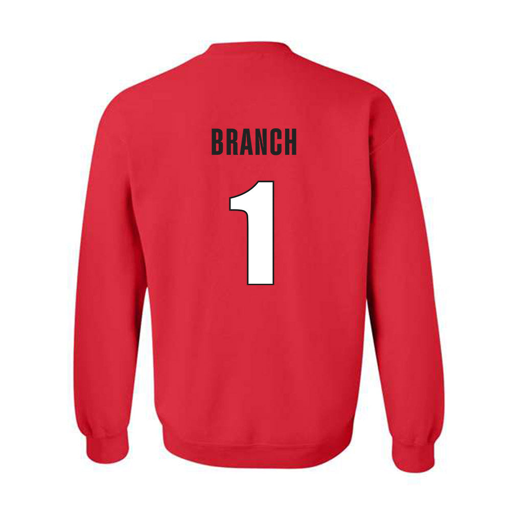 Georgia - NCAA Football : Zachariah Branch - Classic Shersey Crewneck Sweatshirt-1