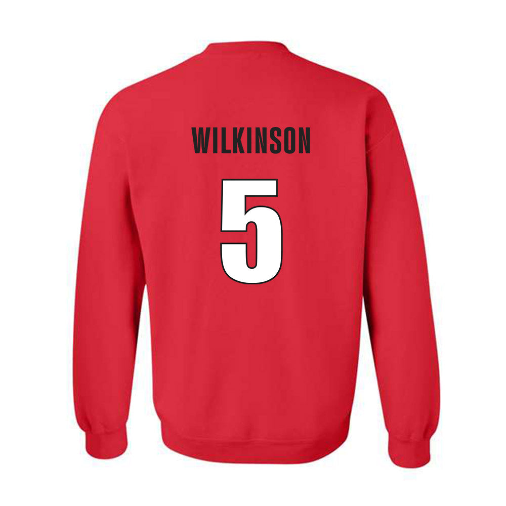 Georgia - NCAA Men's Basketball : Jeremiah Wilkinson - Classic Shersey Crewneck Sweatshirt-1