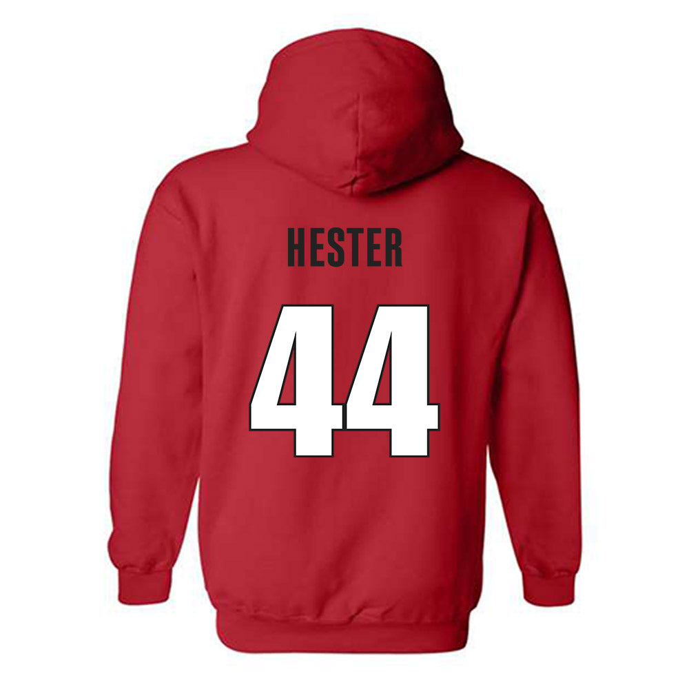Georgia - NCAA Football : Patrick Hester - Classic Shersey Hooded Sweatshirt-1