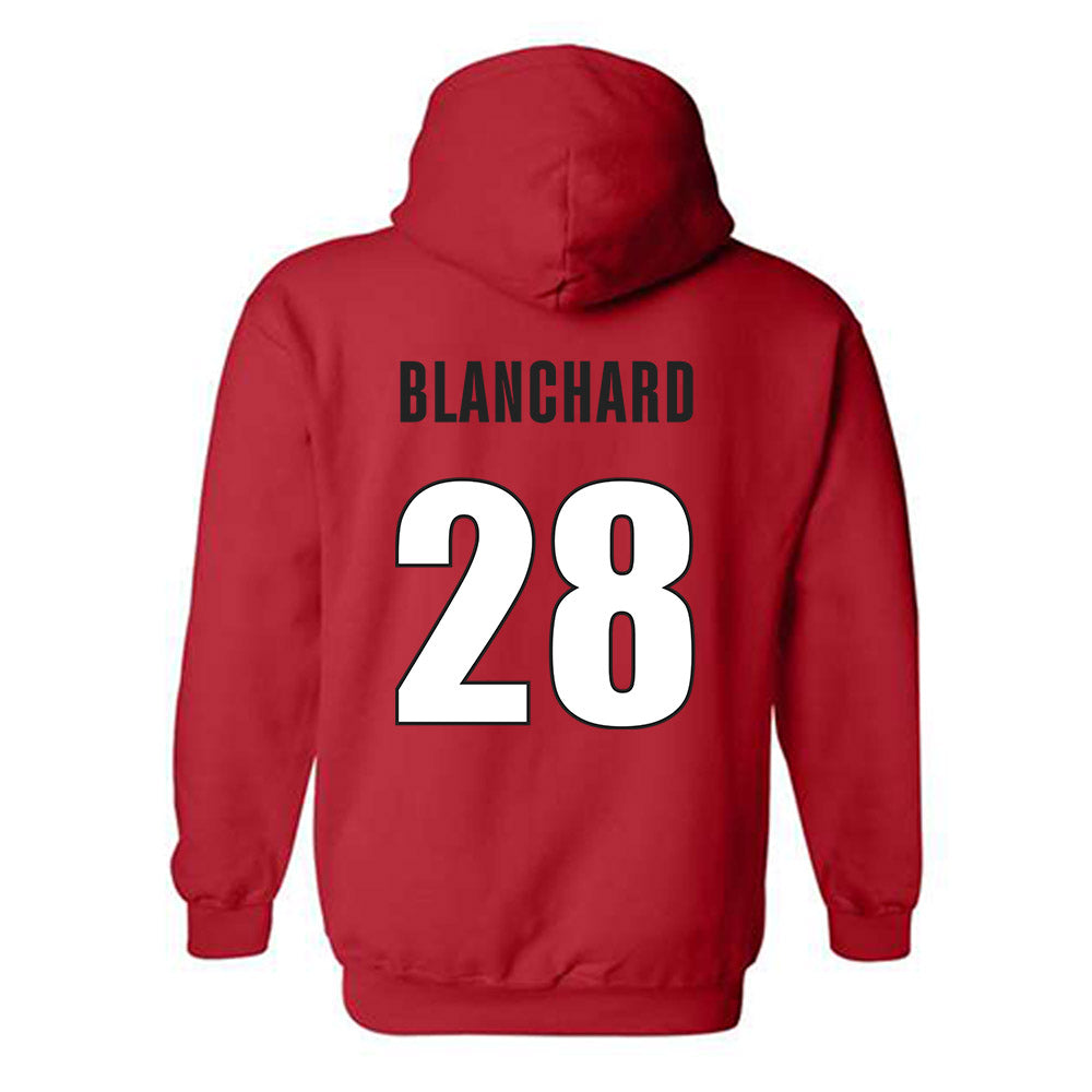 Georgia - NCAA Football : Walter Blanchard - Classic Shersey Hooded Sweatshirt-1