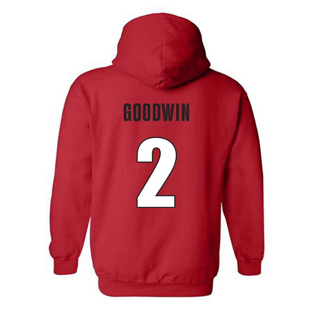 Georgia - NCAA Softball : Jaydyn Goodwin - Classic Shersey Hooded Sweatshirt-1