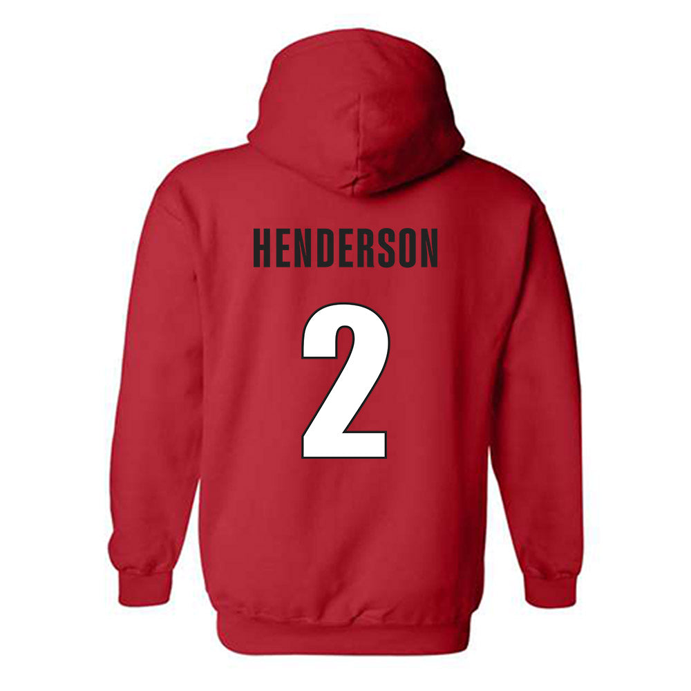 Georgia - NCAA Women's Basketball : Savannah Henderson - Classic Shersey Hooded Sweatshirt