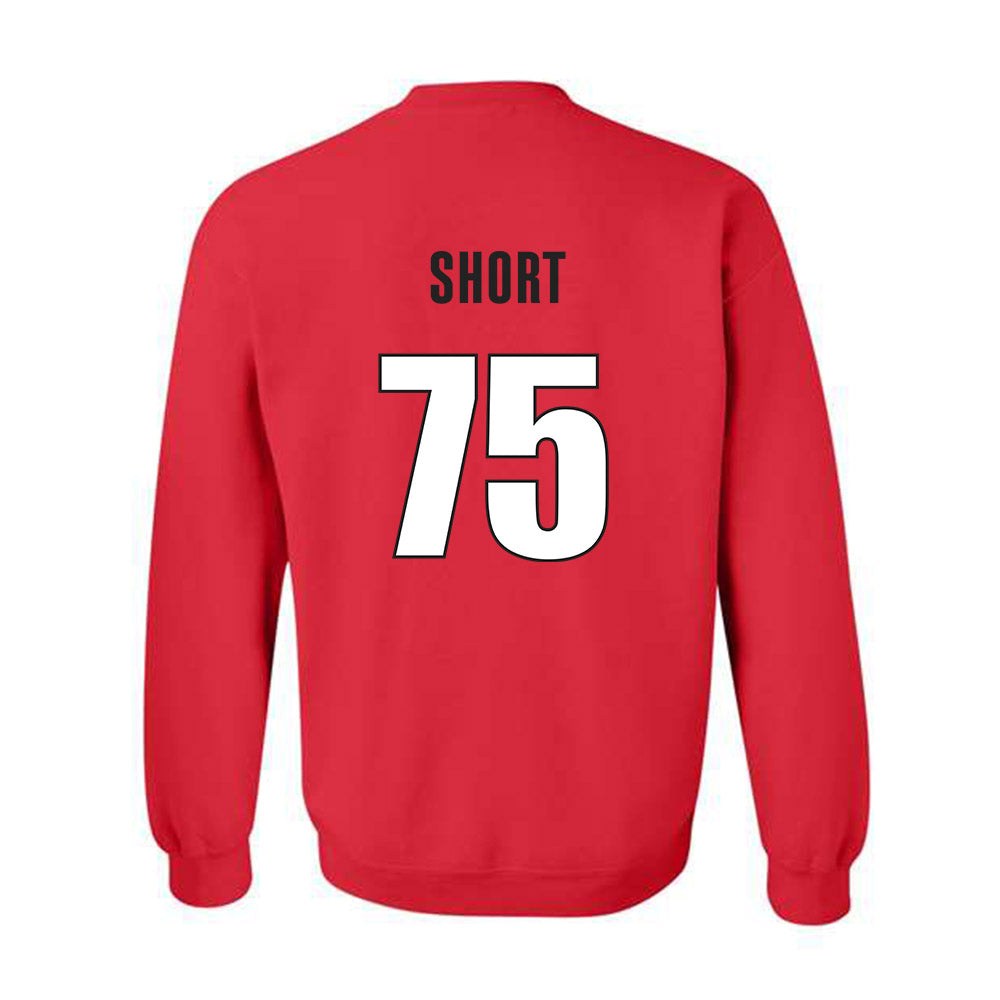 Georgia - NCAA Football : Mason Short - Classic Shersey Crewneck Sweatshirt-1