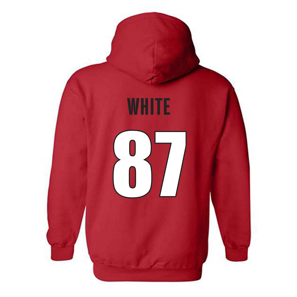 Georgia - NCAA Football : Jordan White - Classic Shersey Hooded Sweatshirt