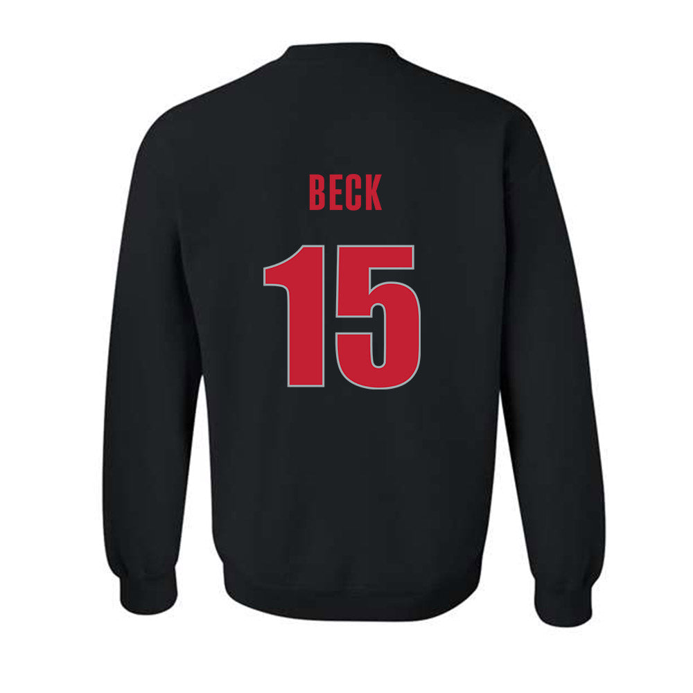 Georgia - NCAA Football : Carson Beck - Classic Shersey Crewneck Sweatshirt-1