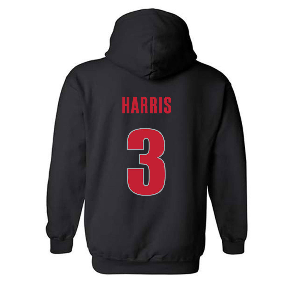 Georgia - NCAA Baseball : Zach Harris - Classic Shersey Hooded Sweatshirt-1