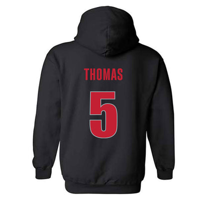 Georgia - NCAA Football : Noah Thomas - Classic Shersey Hooded Sweatshirt-1