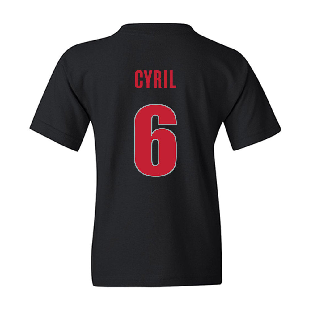 Georgia - NCAA Men's Basketball : Somtochukwu Cyril - Classic Shersey Youth T-Shirt-1