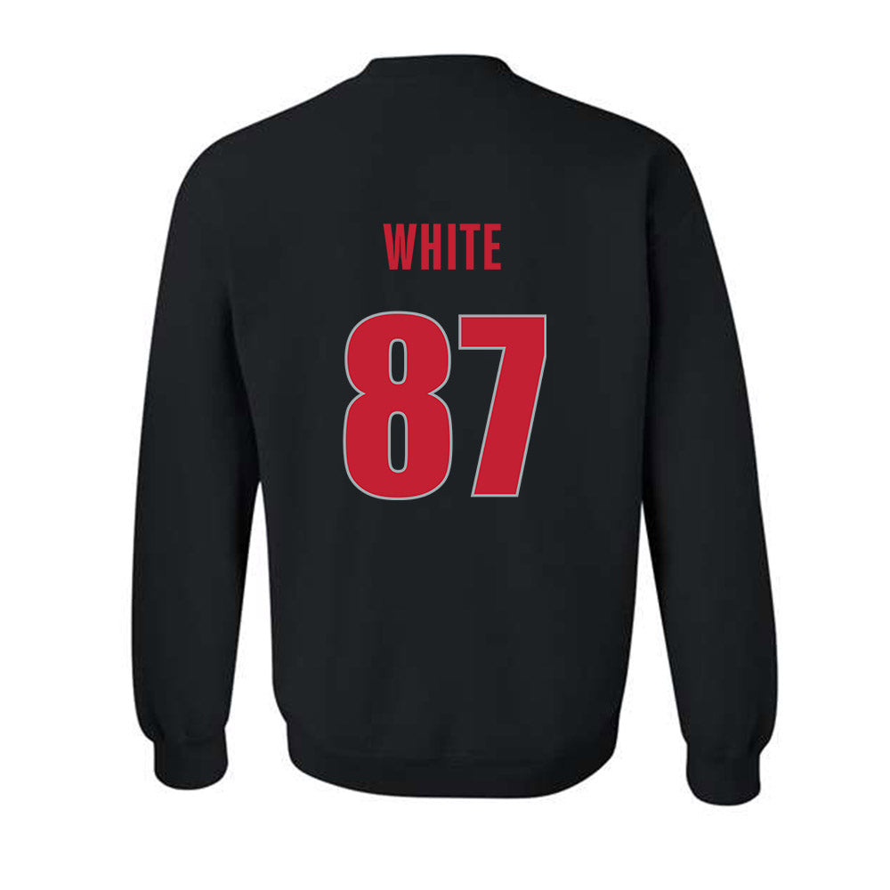 Georgia - NCAA Football : Jordan White - Classic Shersey Crewneck Sweatshirt-1