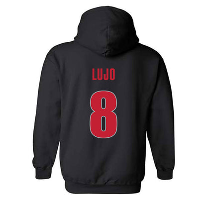 Georgia - NCAA Baseball : Rylan Lujo - Classic Shersey Hooded Sweatshirt-1