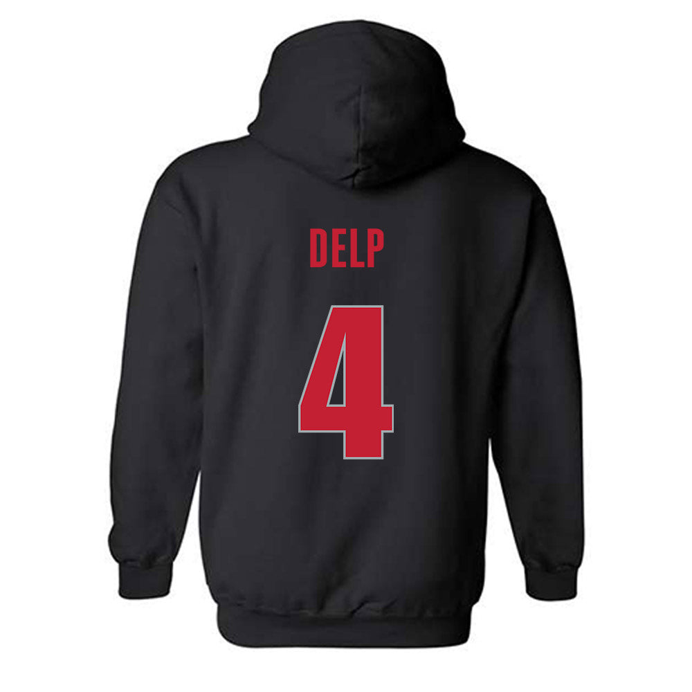 Georgia - NCAA Football : Oscar Delp - Classic Shersey Hooded Sweatshirt-1