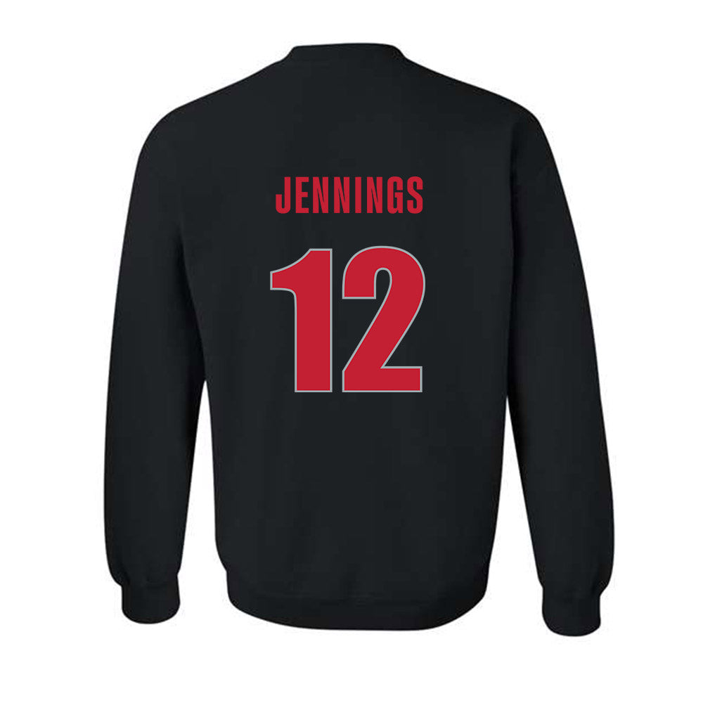 Georgia - NCAA Men's Basketball : Markel Jennings - Classic Shersey Crewneck Sweatshirt-1