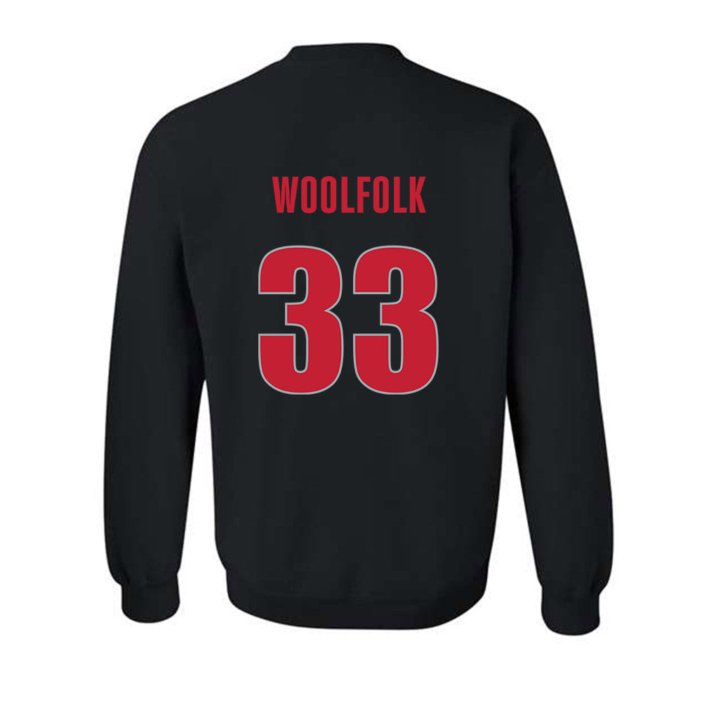 Georgia - NCAA Women's Basketball : Mia Woolfolk - Classic Shersey Crewneck Sweatshirt-1