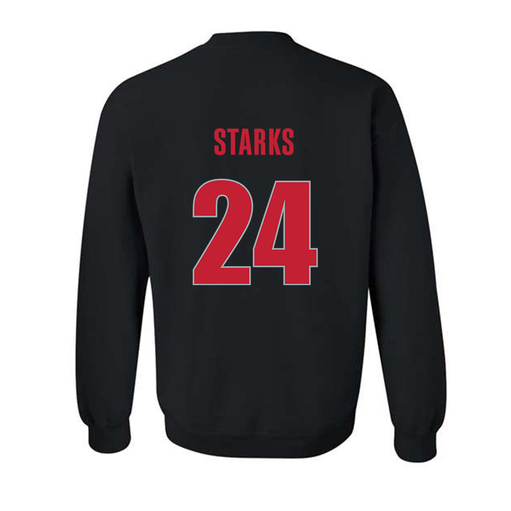 Georgia - NCAA Football : Malaki Starks - Classic Shersey Crewneck Sweatshirt-1