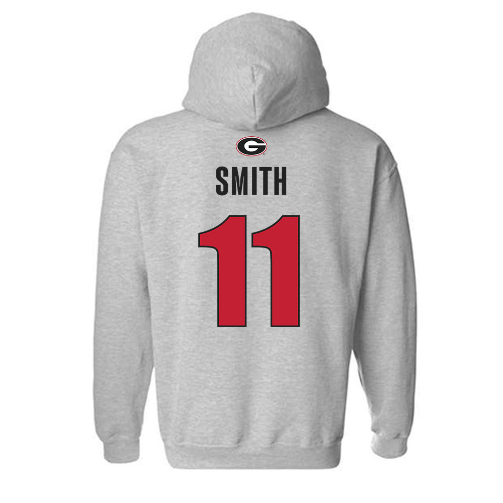 Georgia - NCAA Football : Arian Smith - Classic Shersey Hooded Sweatshirt-1