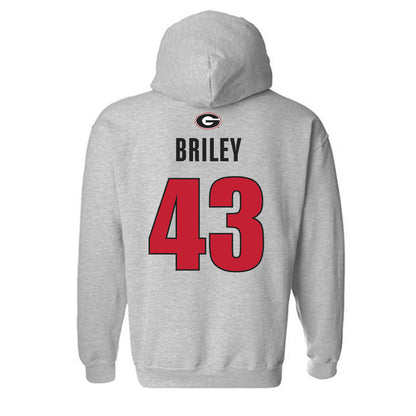 Georgia - NCAA Football : Marek Briley - Classic Shersey Hooded Sweatshirt-1