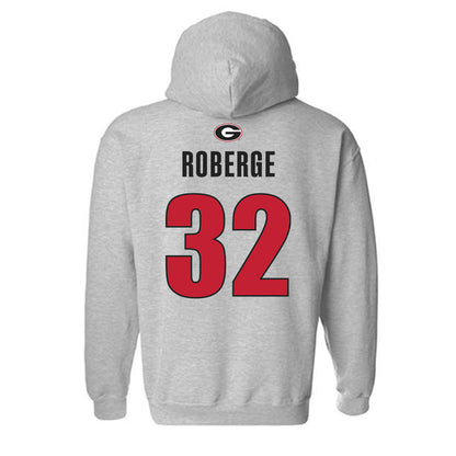 Georgia - NCAA Baseball : Joshua Roberge - Classic Shersey Hooded Sweatshirt-1