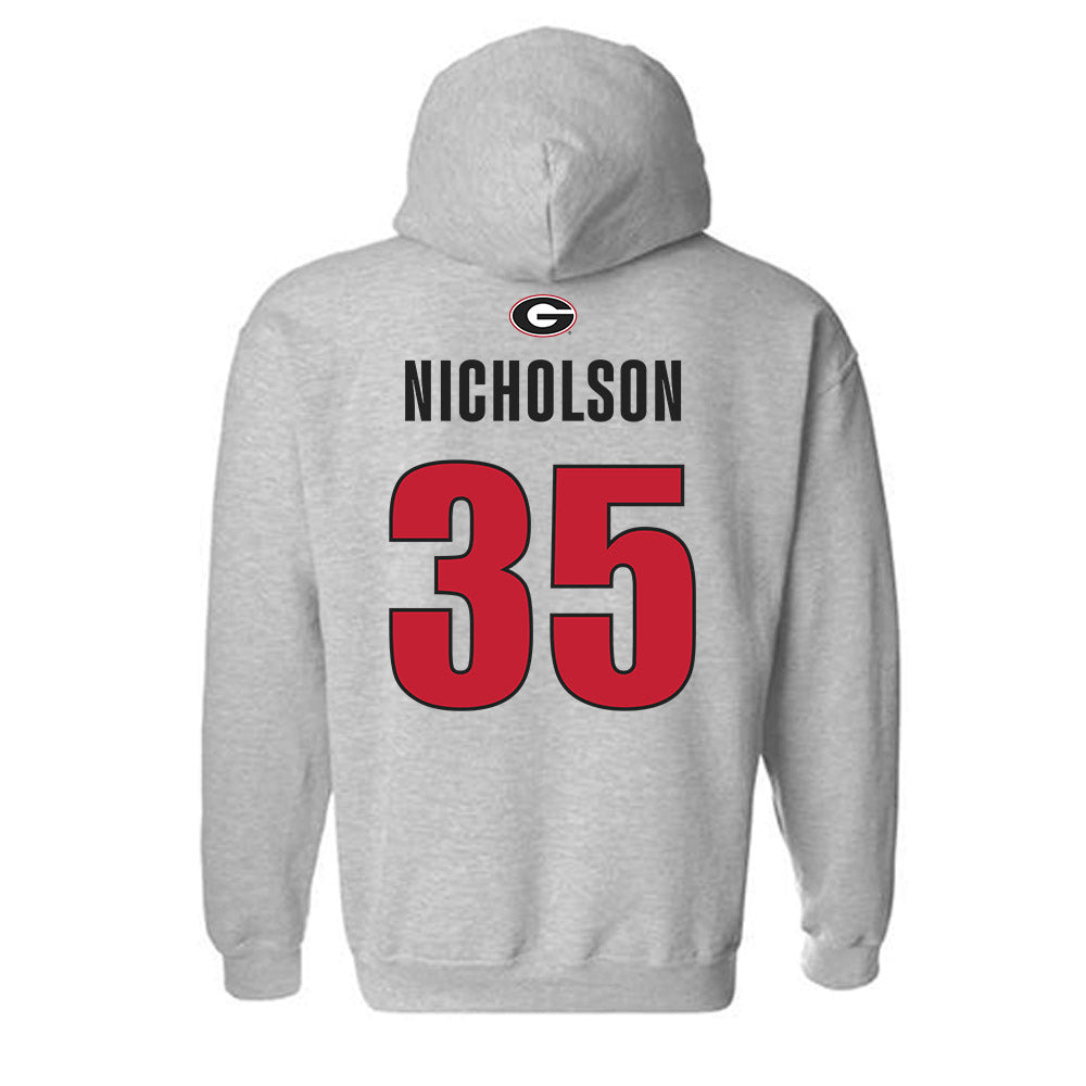 Georgia - NCAA Women's Basketball : Javyn Nicholson - Classic Shersey Hooded Sweatshirt-1