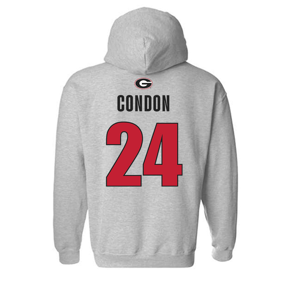 Georgia - NCAA Baseball : Charlie Condon - Classic Shersey Hooded Sweatshirt-1