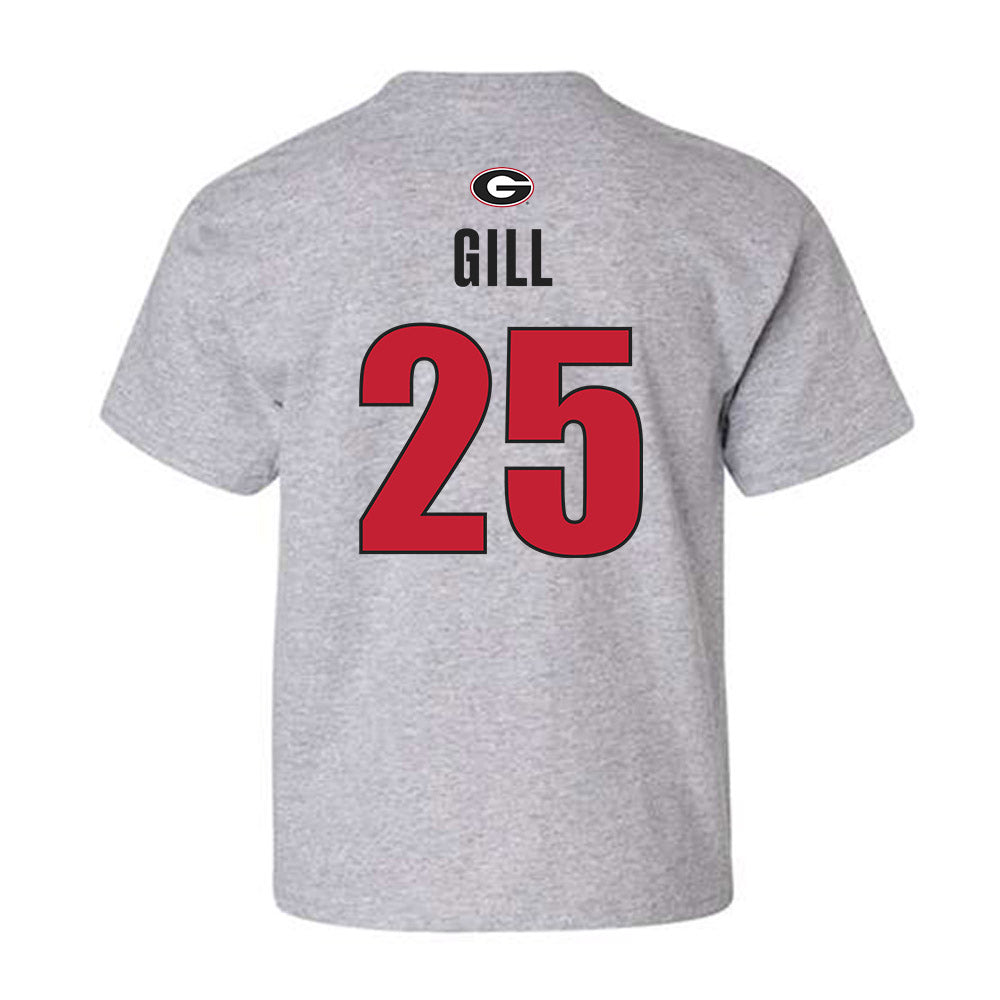 Georgia - NCAA Football : Collin Gill - Classic Shersey Youth T-Shirt-1