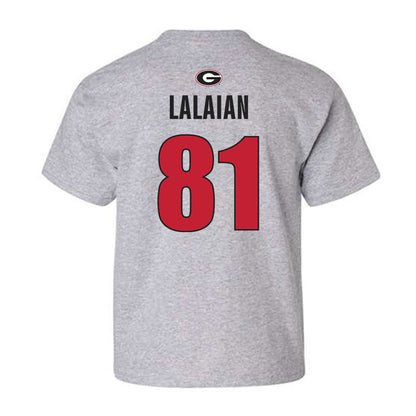 Georgia - NCAA Football : David Lalaian - Classic Shersey Youth T-Shirt-1